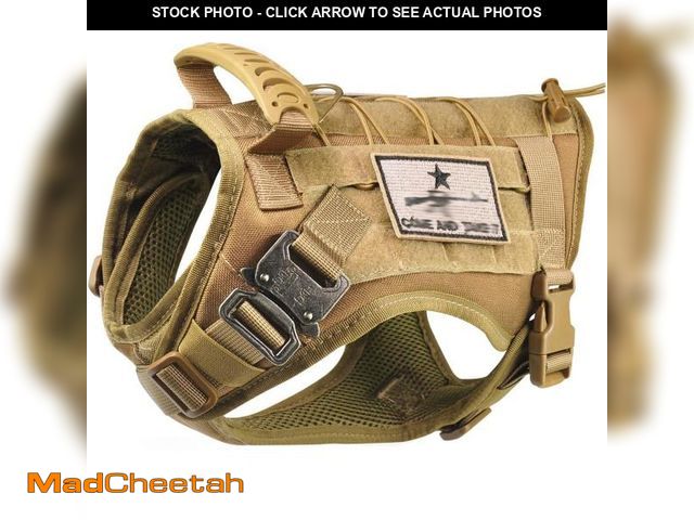 Lot 74-12441906 - SALFSE Tactical Service Dog Vest Harness K9 Military Molle Dog Vest for Outdoor Training Pet Harness...