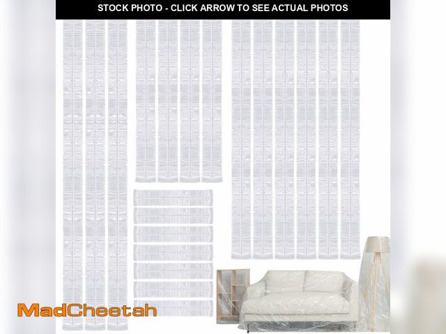 Lot 74-14377560 - AceOrbit 20 Pcs Plastic Furniture Covers for Moving - UNUSED