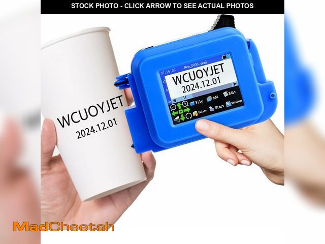 Lot 74-12677092 - WCUOYJET H750 Mini Handheld Inkjet Printer with 42ml Quick Drying Ink Cartridge Handheld Inkjet Prin...