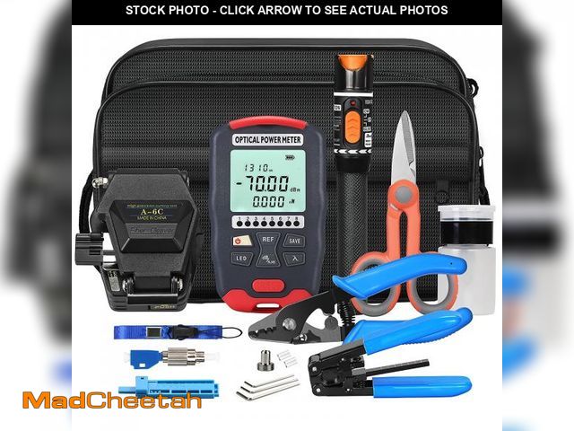 Lot 74-11845969 - BAOSHLA Fiber Optic Termination Kit FTTH Cold Connection Kit 6C Fiber cutting knife Stripper Pliers ...