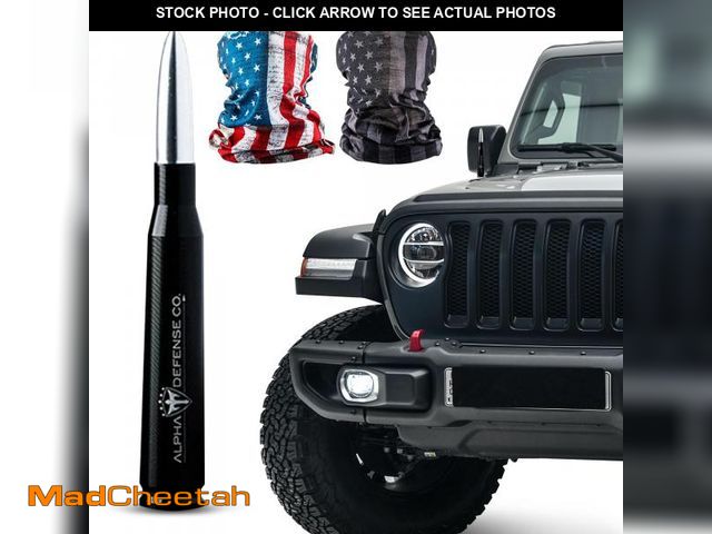 Lot 74-11546146 - Alpha Defense Round Style Antenna 50 Cal Round Shaped Aluminum Rust Resistant 5.5" Jeep Wrangler + M...