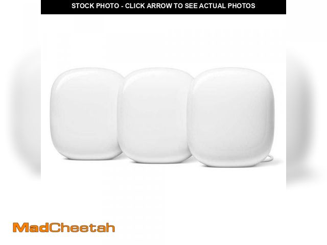 Lot 74-12410372 - Google Nest Wifi Pro (Wi-Fi 6E) - 3 Pack - Snow - UNUSED