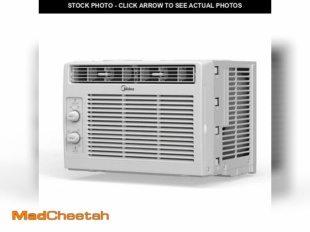 Lot 74-12818272 - Midea 5,000 BTU Mechanical Window Air Conditioner, Covers up to 150 Sq ft, Easy Installation, MAW05M...