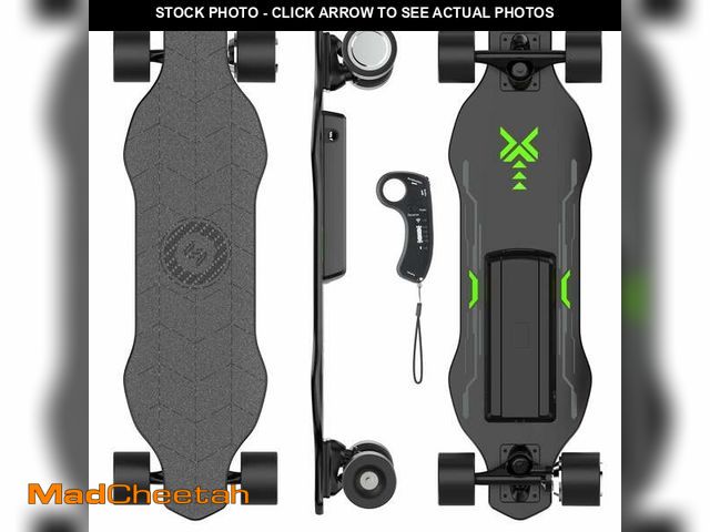 Lot 74-13053594 - V6 Electric Skateboard, 450W Peak, Max 12 Mph &amp; 10 Miles Range, Wireless Remote Control - UNUSED