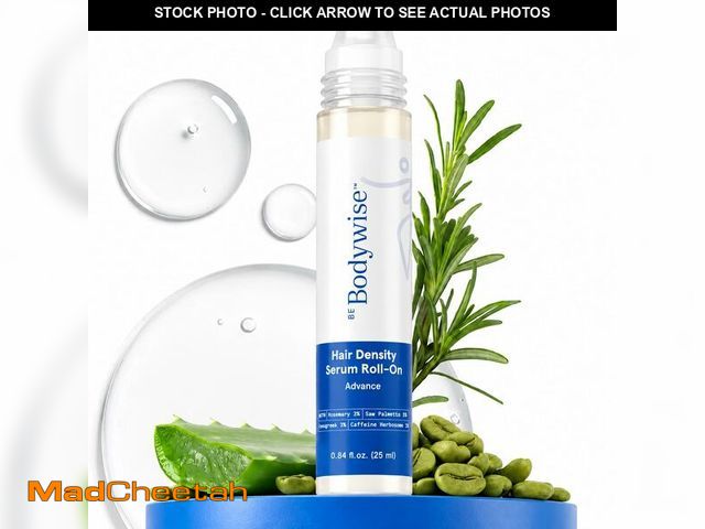 Lot 74-14423852 - Be Bodywise Hair Growth Serum Roll On - 5% Saw Palmetto, 3% Rosemary Oil for Hair Growth, 3% Fenugre...