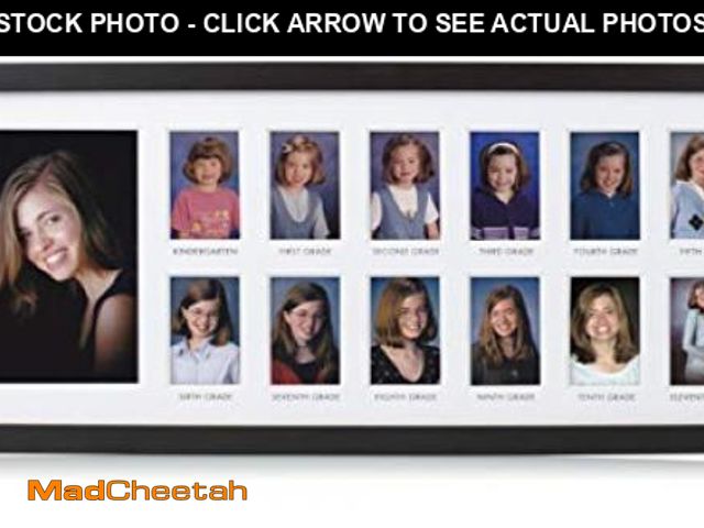 Lot 74-12137172 - Pearhead School Days Graduation Frame, Celebrate Milestones By Sharing Photos from Kindergarten to G...