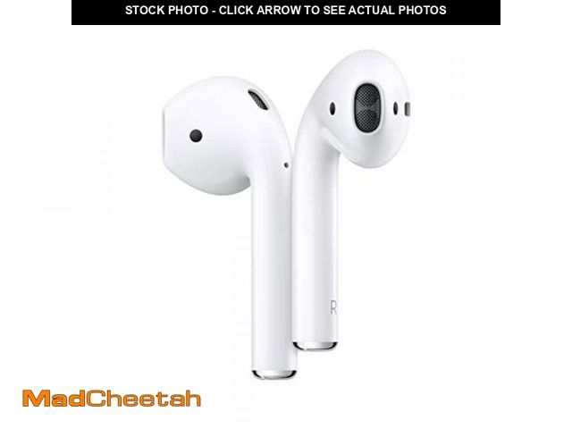 Lot 74-12392074 - Apple AirPods Wireless Ear Buds, Bluetooth Headphones with Lightning Charging Case Included, Over 24...