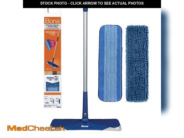 Lot 74-14242269 - Bona Premium Microfiber Hard Surface Mop and Duster - UNUSED