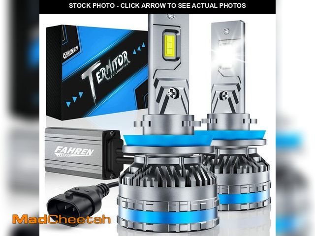 Lot 74-14208483 - FAHREN Ultra Bright H11 Fog Bulbs,Upgraded 120W 80000LM H8/H9 Bright Lighting Bulb, 6500K Cool White...