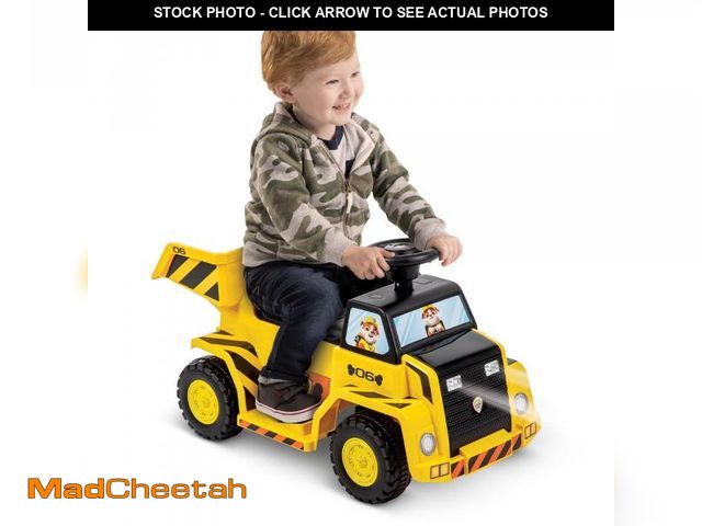 Lot 74-12423664 - 6V Huffy Paw Patrol Rubble Ride-On Quad, Toddlers Ages 1.5+ Years, 2MPH - USED