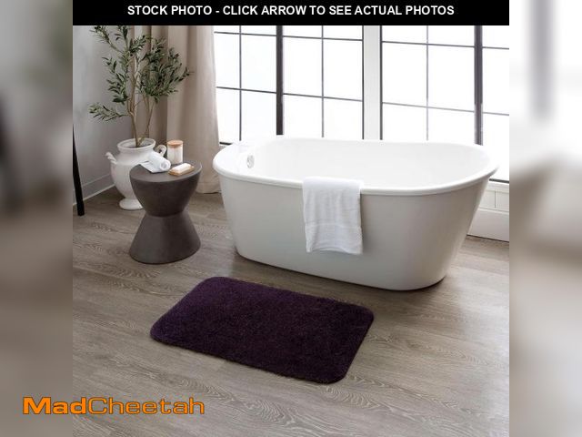Lot 74-12367684 - Mohawk Home Goliath Machine Washable Bath Mat 20" x 34" Plum - UNUSED