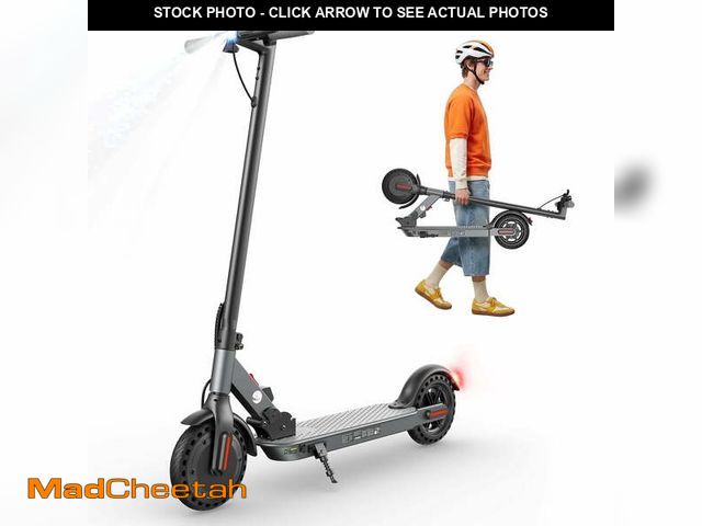 Lot 74-14371851 - Electric Scooter for Teen Adults,500W Peak Motor 8.5" Solid Tires,up to 21MPH and 19Miles Long-Range...