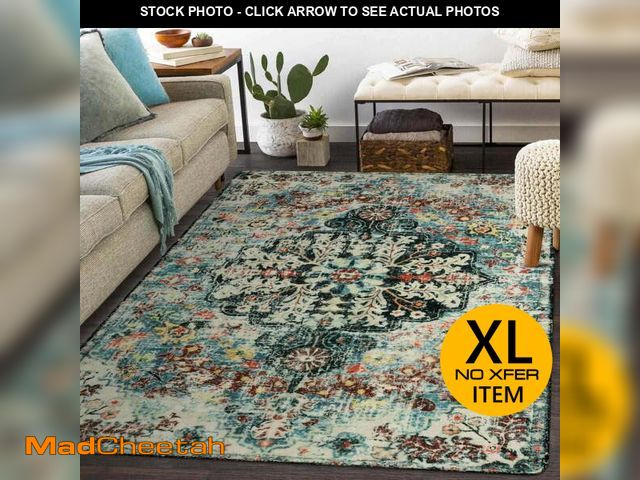 Lot 74-12765203 - Moynesa 6'x9' Bohemian Area Rug,6x9ft Large Boho Washable Bedroom Rug, Soft Non Slip Non-Shedding Ki...
