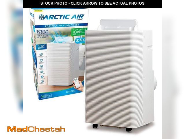 Lot 74-14590692 - ARCTIC AIR Ion Portable Air Conditioner-12,000 BTU AAPTAC-MC1 - UNUSED