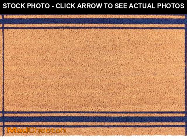 Lot 74-12437982 - KAF Home New Coir Doormat, Heavy-Duty, Weather Resistant, Non-Slip PVC Backing, Indoor and Outdoor U...