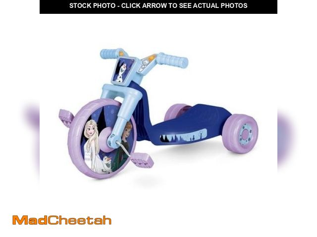 Lot 74-12156292 - Fly Wheel Frozen Junior Cruiser Tricycle with 10 Inch Front Wheel Child 2 to 4 Years - USED