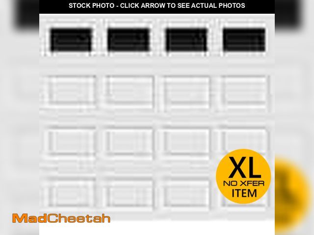 Lot 74-12746472 - (SOME DAMAGE) Clopay Classic Steel Short Panel 8 ft x 7 ft Insulated 6.5 R-Value White Garage Door w...