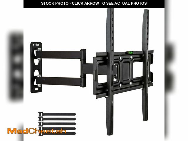 Lot 74-12888214 - Zimtown Full Motion TV Wall Mount Bracket Tilt Swivel for LED LCD 32 37 40 42 46 47 50 55 60" - UNUS...