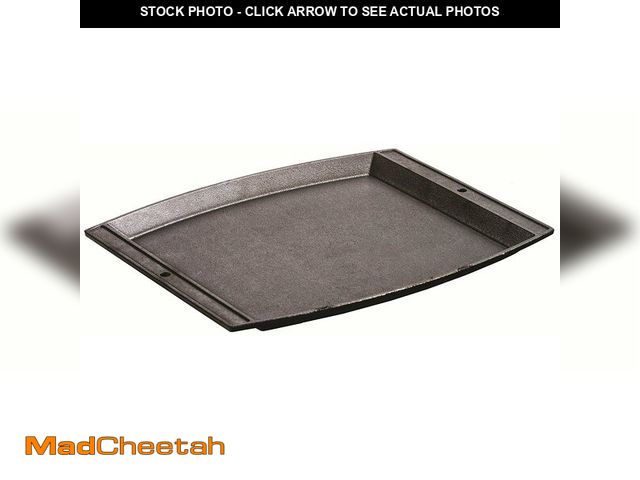 Lot 74-14210885 - Lodge Seasoned Cast Iron Rectangular Griddle - 15 x 12.25 Inches. Jumbo ChefÃ¢â¬â¢s Serving Platte...