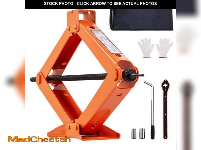 Lot 74-12365545 - SKYSHALO Scissor Jack, 5512 lbs. Scissor Car Jack, 3.7 in.-17.1 in. Lifting Range Scissor Lift Jack ...