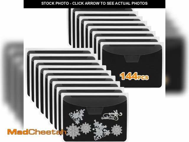 Lot 74-14273530 - UNIMEIX 144 Pcs Magnetic Sheets for Die Storage Stamp and Die Storage Pockets Die Cut Storage for Ca...