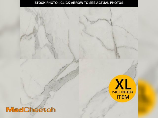 Lot 74-13649893 - 11-Case-Michella Calacatta Isla 24 in. x 24 in. Polished Porcelain Marble Look Floor and Wall Tile (...