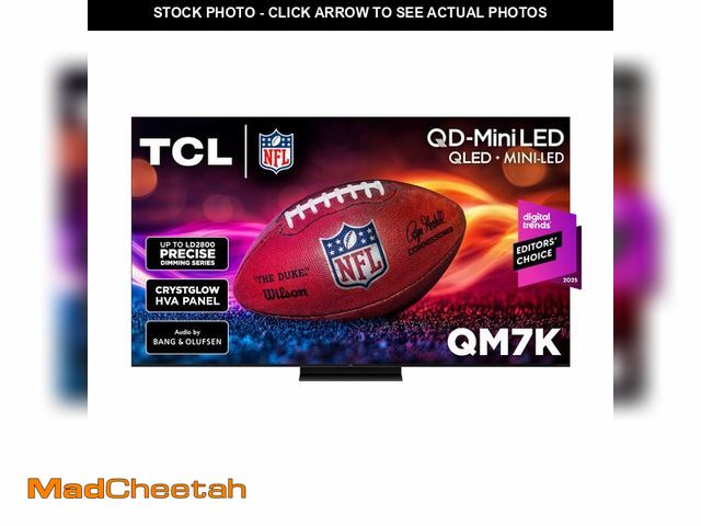 Lot 74-13123664 - TCL 55 Inch Class QM7K Series | Mini LED QLED 4K HDR | 55QM7K, 2025 Model | 120HZ-144HZ Anti Reflect...