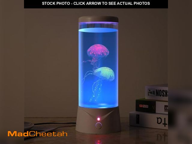 Lot 74-11547299 - BiKiBao Jellyfish Lamp 9 Color Changing 2 Mode Portabe Jelly Fish Night Light LED Mood Lamp Home Dec...