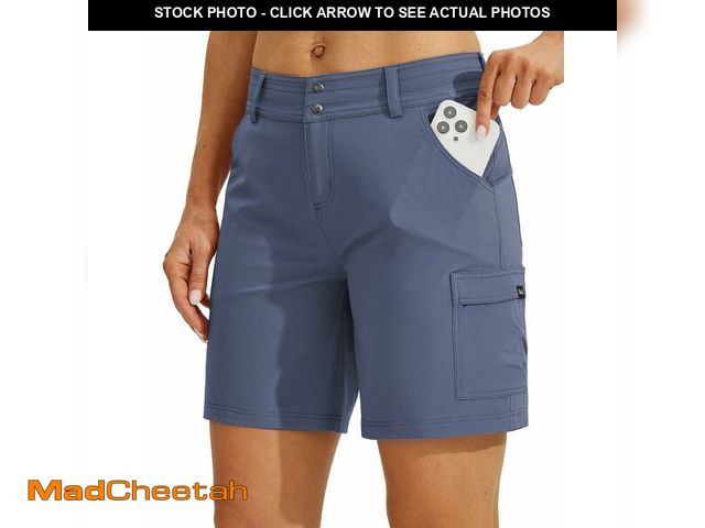 Lot 74-12461178 - Willit Women's Golf Hiking Shorts Cargo Quick Dry Athletic Shorts Casual Summer Shorts with Pockets ...