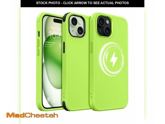 Lot 74-12714951 - Mobnano for iPhone 15 Case Compatible with MagSafe Ã¢â¬â Frosted Matte Shockproof Case, Replaceab...