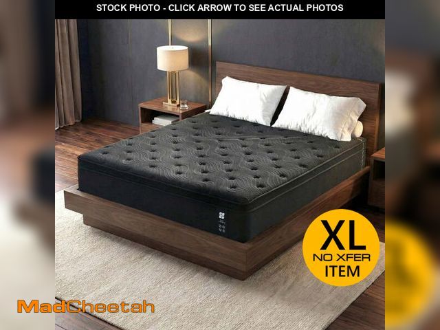 Lot 74-14438095 - Zoopower 14" King Size Mattress, Medium Firm Pocket Spring Hybrid Mattress in a Box,Edge Support,Cer...