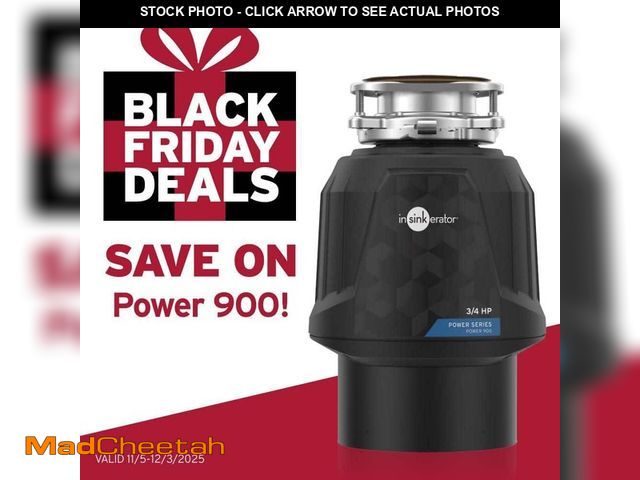 Lot 74-12775631 - InSinkErator Power 900, 3/4 HP Garbage Disposal, Power Series EZ Connect Continuous Feed Food Waste ...