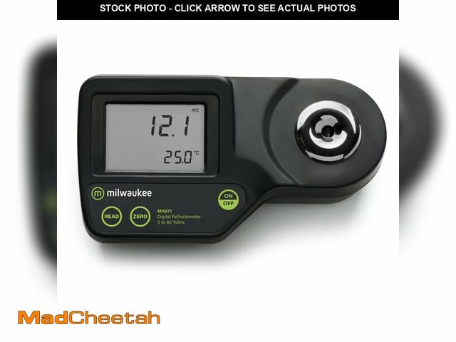 Lot 74-13545933 - Milwaukee 0 to 85% Brix Digitial Refractometer - MA871 - UNUSED