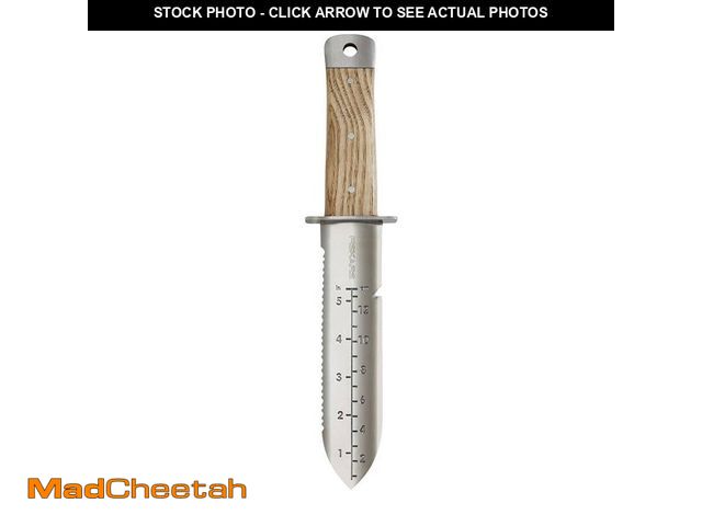 Lot 74-14254910 - Fiskars Hori Hori 7 In. Stainless Steel Blade Wood Handle Gardening Knife - UNUSED