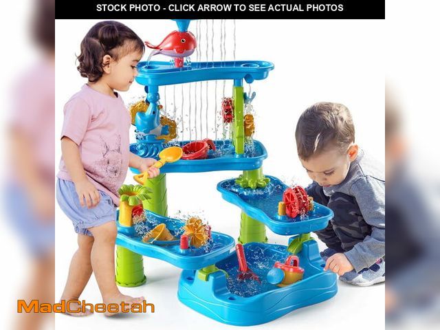 Lot 74-14087653 - Dinosaur Planet Kids Sand Water Table, Sandbox Table Kids Activity Sensory Play Table Summer Outdoor...