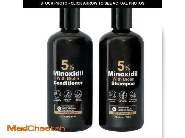 Lot 74-14211319 - Minoxidil Shampoo &amp; Conditioner Set for Hair Growth Ã¢â¬â Biotin, Ginseng &amp; Ginger Ã¢â¬â...