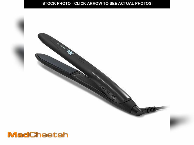 Lot 74-14057357 - Bio Ionic 10X Styling Iron, 1" Hair Straightener with Moisturizing Heat Technology, Flat Iron for 10...