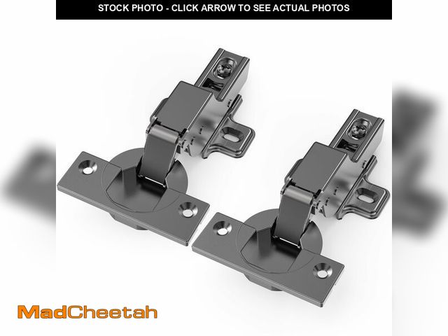 Lot 74-14057944 - Chibery 10 PCS Inset Soft Close Hinges, Clip ON Plate, 105 Degree, Silent Hydraulic, Self Closing, B...