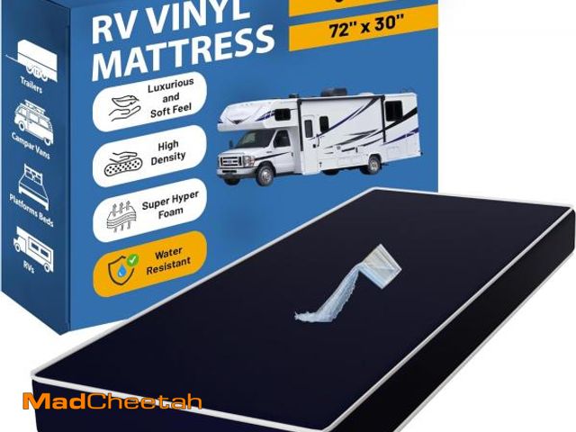Lot 74-12399085 - Greaton, 6-Inch Medium Firm Water-Resistance Foam Vinyl Mattress, Easy to Clean, Comfortable &amp; N...