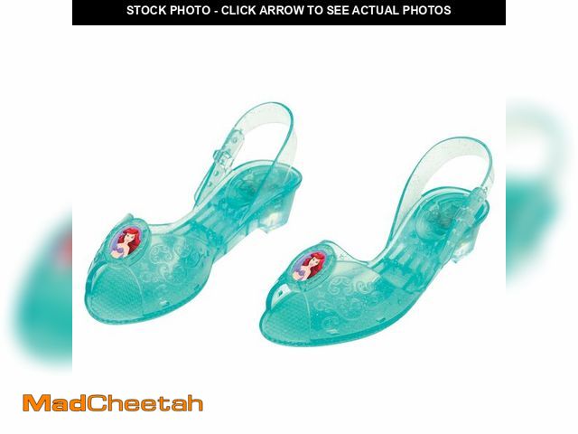 Lot 74-13566311 - Ariel Light Up Shoes, Official Disney Princess Light-Up Costume Shoes with Ariel Emblem, Kids Size 1...