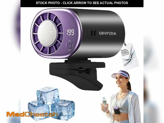 Lot 74-14212738 - QBVPZDA 2026 Personal Portable Car Clip-On Air Conditioner Fan with 360ÃÂ° Rotation 199 Speeds Adju...