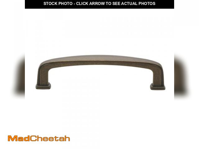 Lot 74-12464337 - GlideRite 3-3/4 in. Center-to-Center Antique Brass Deco Cabinet Pulls (10-Pack) - UNUSED