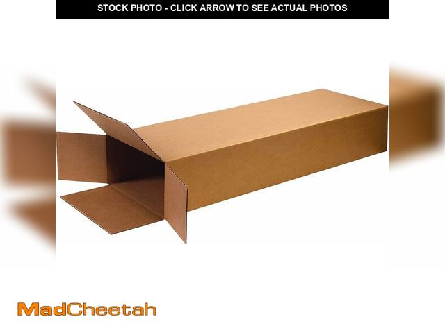 Lot 74-13331285 - BOX USA Shipping Boxes Larg 18"L x 6"W x 45"H 5-Pack, Cardboard Box for Shipping, Moving, Mailing, P...