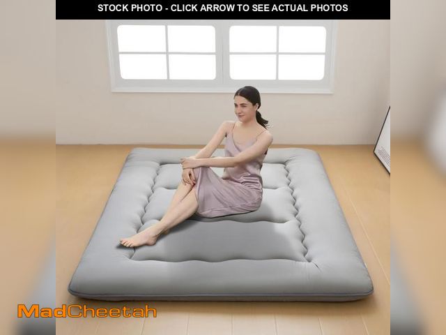 Lot 74-12137013 - INFINICE Japanese Floor Mattress Futon Mattress, Foldable Roll Up Mattress with Portable Storage Bag...