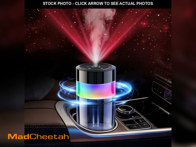 Lot 74-14152969 - Smart Car Air Freshener - 4 Adjustable Mist Modes Car Air Freshener Diffuser with Starry Sky Project...