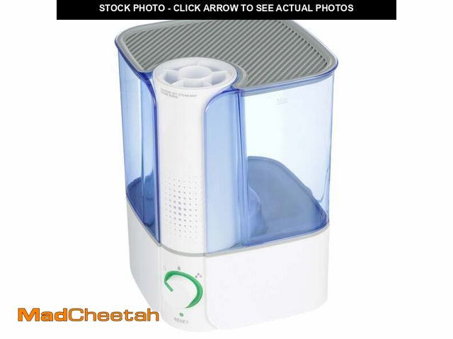 Lot 74-12536253 - Equate Warm Mist Top Fill Humidifier, Filter Free, 1.3 Gallon - USED