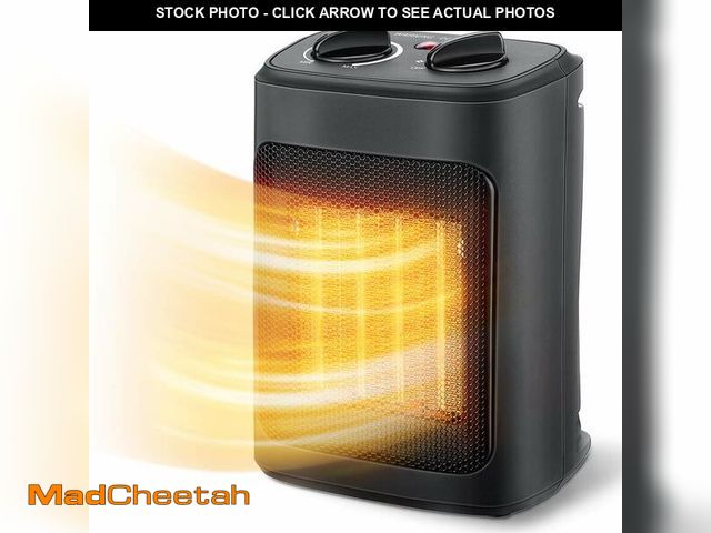Lot 74-12978006 - Space Heater, 1500W Electric Heaters Indoor Portable with Thermostat, PTC Fast Heating Ceramic Room ...