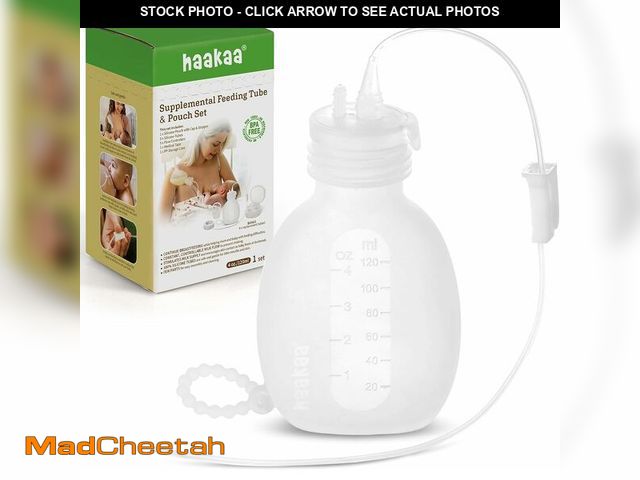 Lot 74-12327028 - haakaa Supplemental Feeding Tube &amp; Pouch Set,Baby Supplemental Nursing System,SNS Breastfeeding ...