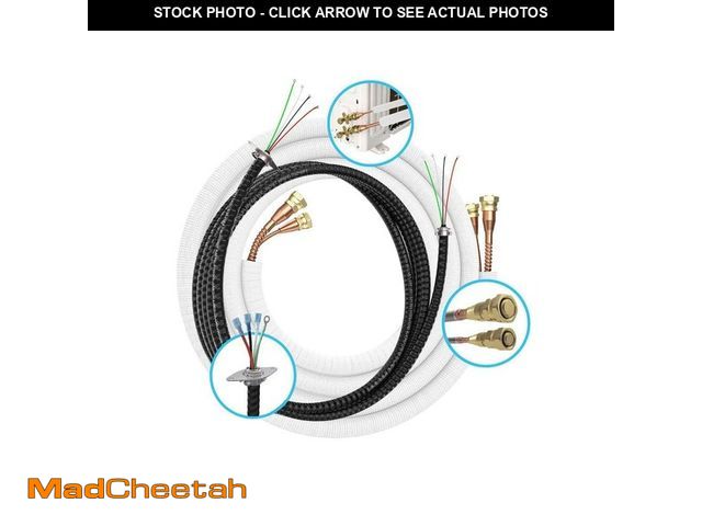 Lot 74-12783202 - MRCOOL 50 ft. Pre-Charged 1/4 in. x 3/8 in. No-Vac QuickConnect Line Set w/ DIY Pro Cable R454B -5th...