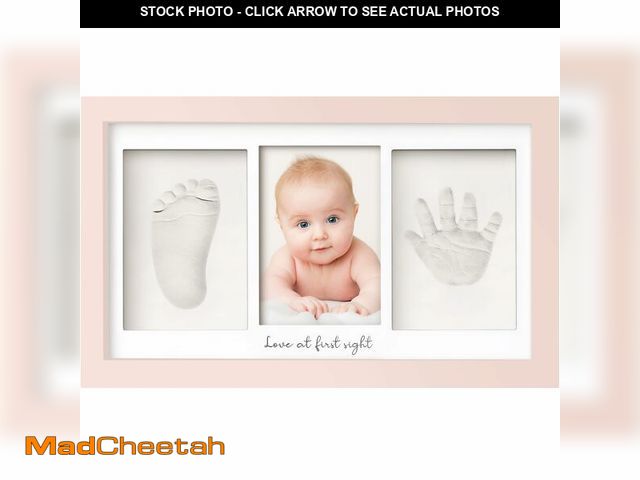 Lot 74-13570934 - KeaBabies Baby Hand and Footprint Kit - Clay Handprint Keepsake Frame, Newborn Nursery Picture Frame...